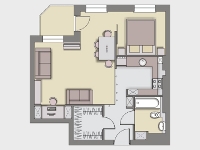 Apartment arrangement design