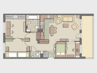 Apartment arrangement design
